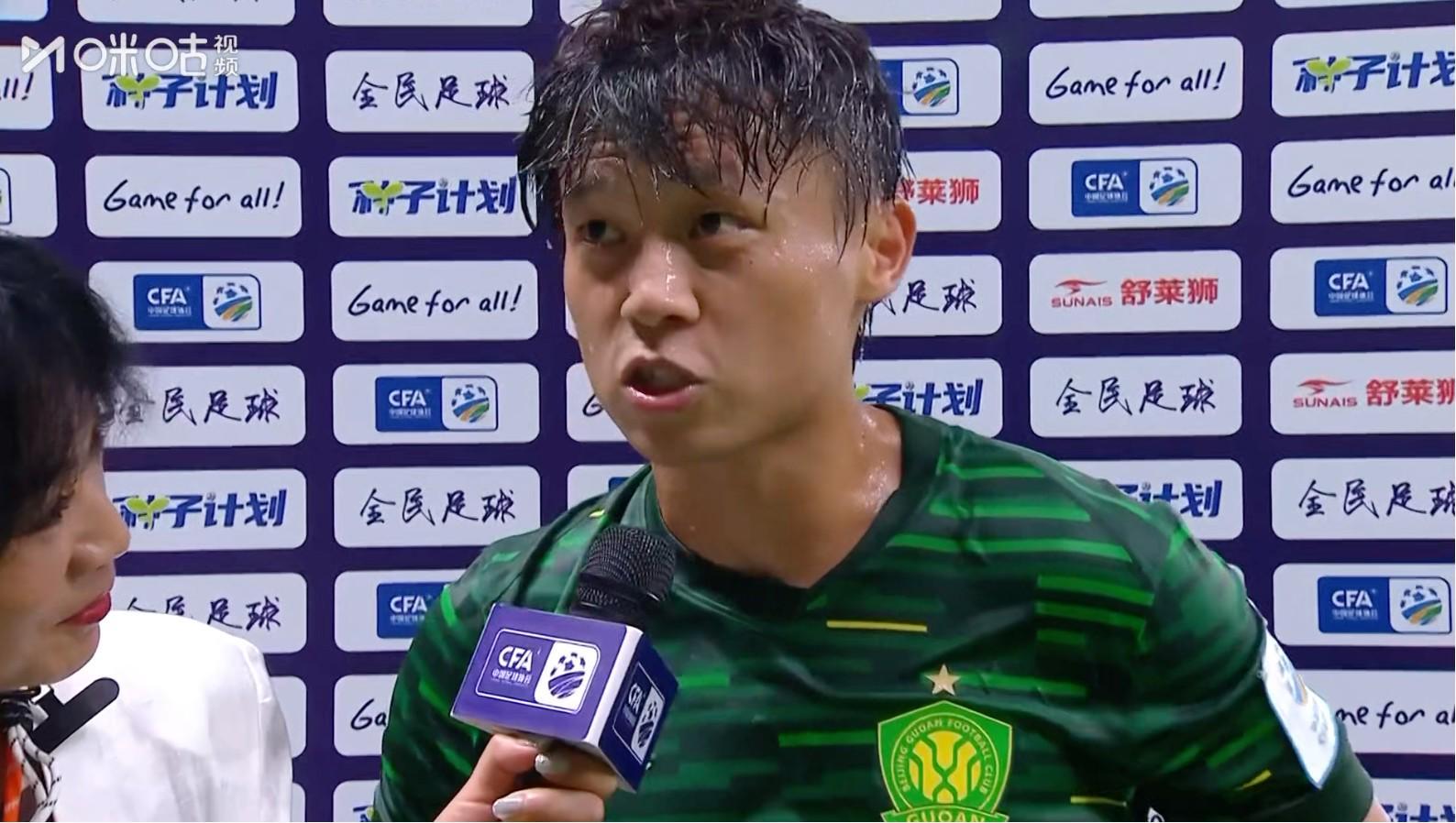 星空体育官方网站-江文豪：主场大胜鼓舞了全队，进球后我差点哭了
